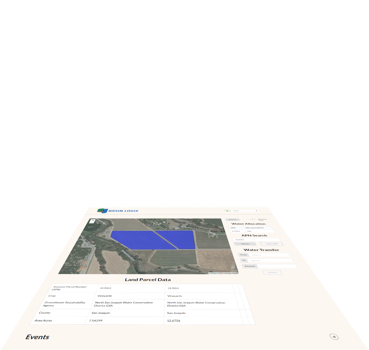 Basin Logix GUI Interface